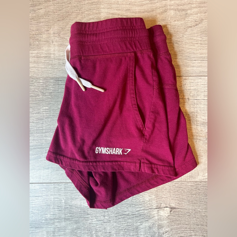 Gymshark Burgundy Shorts